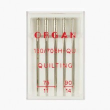 Иглы Organ для квилтинга № 75-90 5 шт. 130/705.75-90.5.H-QU