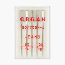 Иглы Organ джинс № 90-100 5 шт. 130/705.90-100.5.H-J