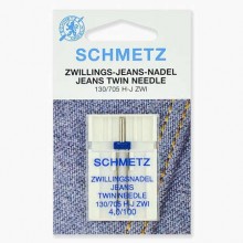 Иглы Schmetz двойные джинс №100/4 1 шт. 130/705H-J ZWI