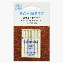 Иглы Schmetz для кожи № 70 5 шт. 130/705H-LL