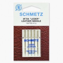 Иглы Schmetz для кожи № 80 5 шт. 130/705H-LL
