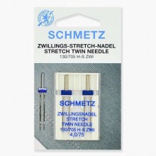 Иглы Schmetz двойные стрейч № 75/4 2 шт. 130/705H-S ZWI