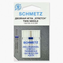 Иглы Schmetz двойные стрейч № 75/4 1 шт. 130/705H-S ZWI