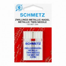 Иглы Schmetz двойные металлик №90/3 1 шт. 130MET-ZWI