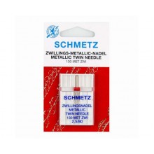 Иглы Schmetz двойные металлик №80/2,5 1 шт. 130MET-ZWI