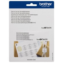 Код активации Brother Print to Cut для Canvas Workspace CADXPRNTCUT1